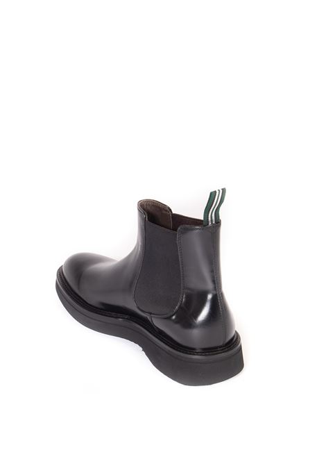 beatles in pelle nero GREEN GEORGE | 5079POLISHED-NERO